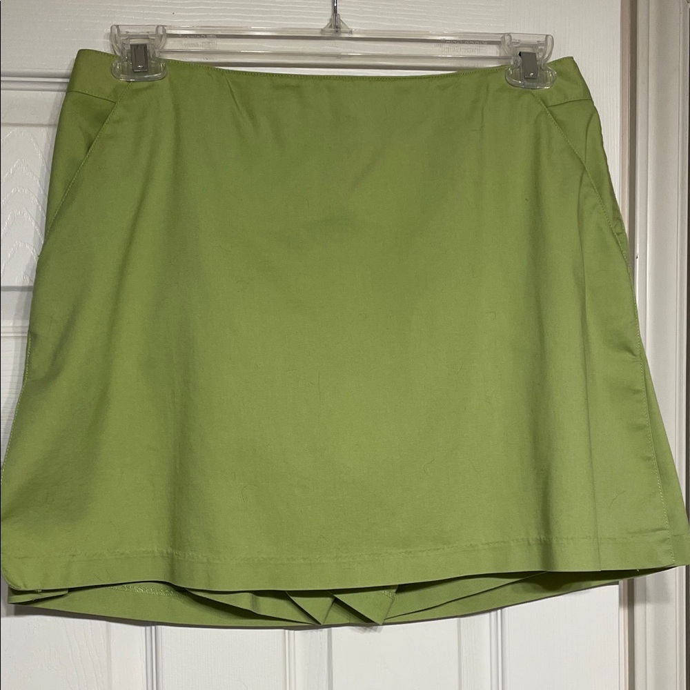 adidas Lime Green Mini Skirt
